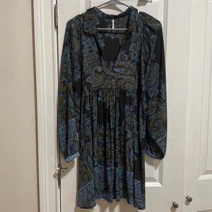 Free People paisley print dress
